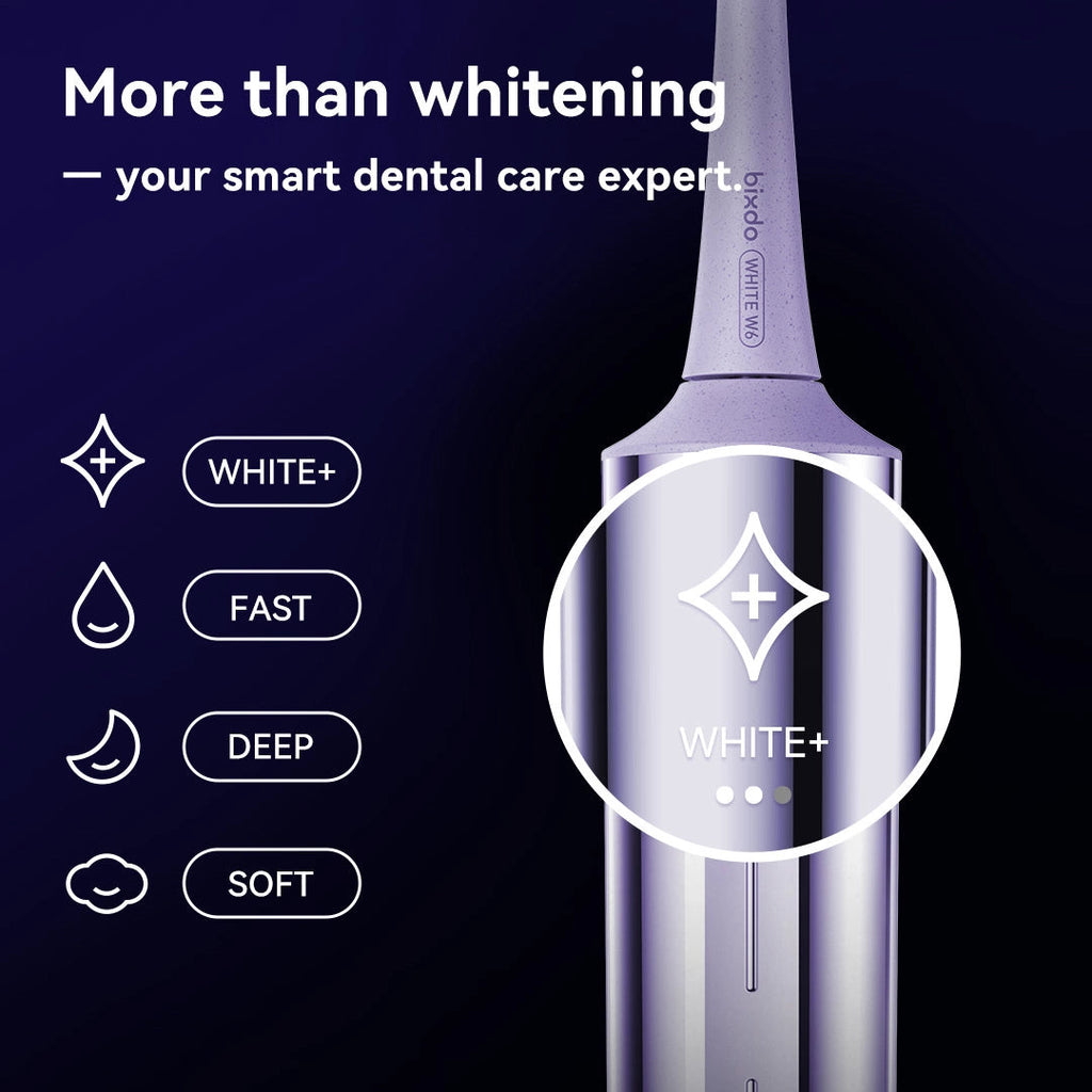 Bixdo W60 four brushing modes: White+, Fast, Deep, Soft