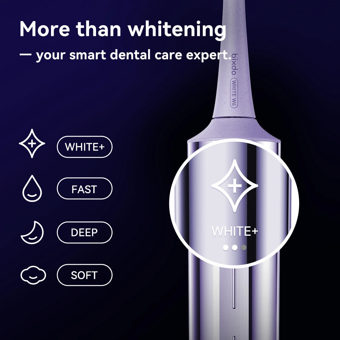 Bixdo W60 four brushing modes: White+, Fast, Deep, Soft
